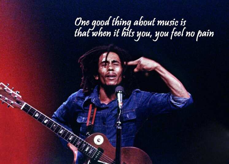 Bob Marley quotes about music