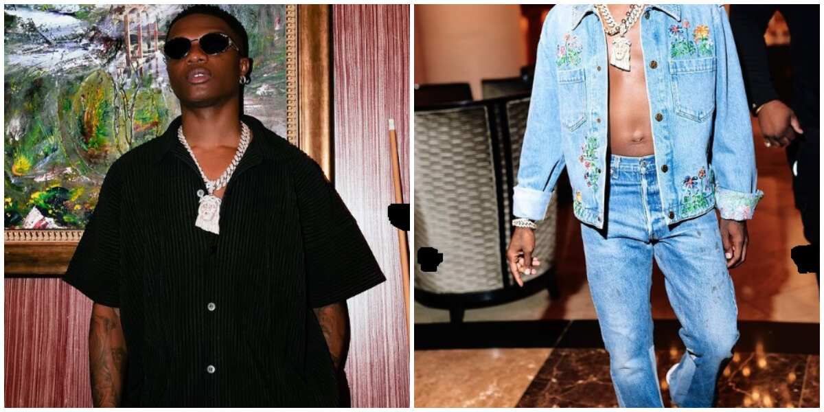 Davido rocks similar N2.3million Luis Vuitton jacket with Wizkid (Photo)