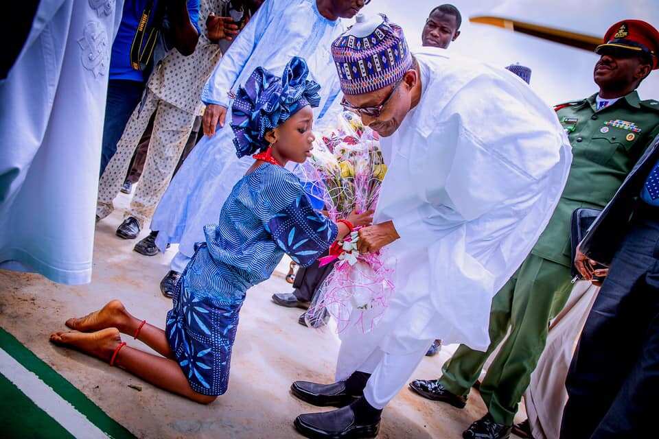 Children’s Day: Presidency shares cute photos of Buhari playing with kids