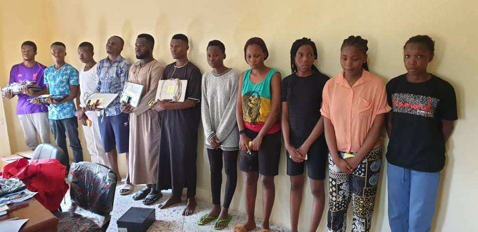 EFCC Nabs 11 Suspected Internet Fraudsters in Ilorin