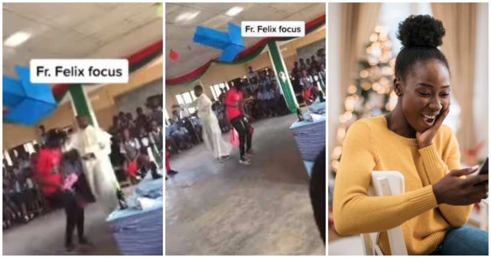 Video of reverend father doing focus dance sparks reactions on social media