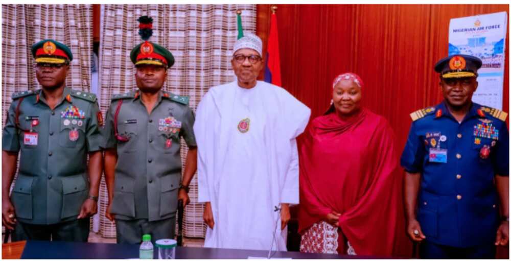 President Muhammadu Buhari, Garba Shehu, Commander, Brigade of Guards, Major Gen. Mohammed Usman, Abuja