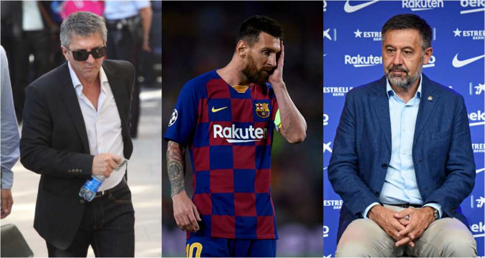 Lionel Messi's father tells Barcelona president his son is not staying Lionel Messi's father tells Barcelona president his son is not staying