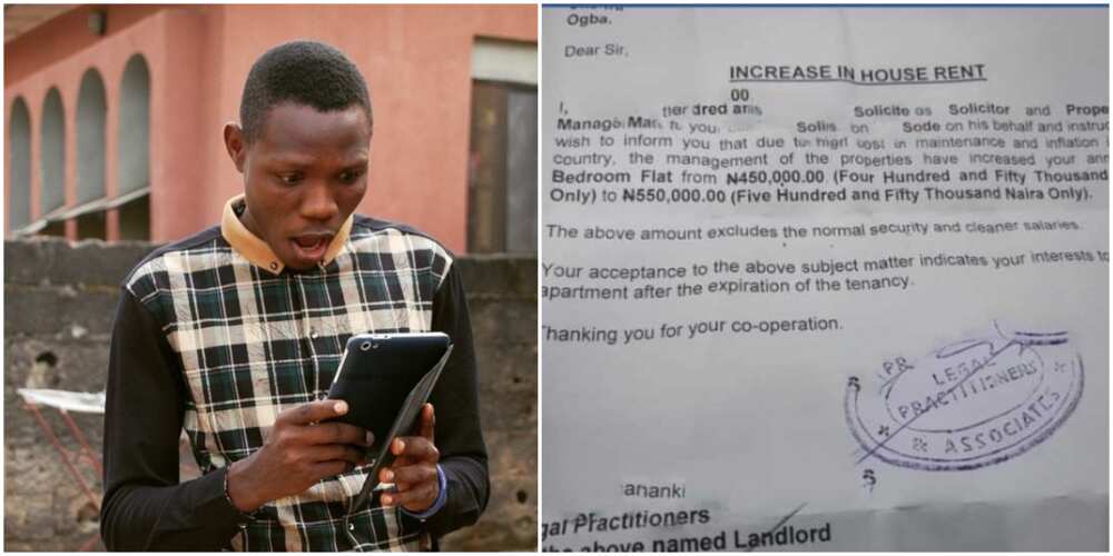 Nigerian Man Shares the Outrageous Letter He Got from His Landlord after a Post He Made Online, Causes Stir