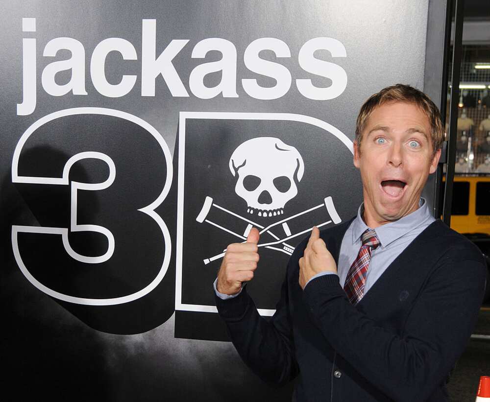 Dave England arrives at the Los Angeles Premiere of "Jackass 3D"