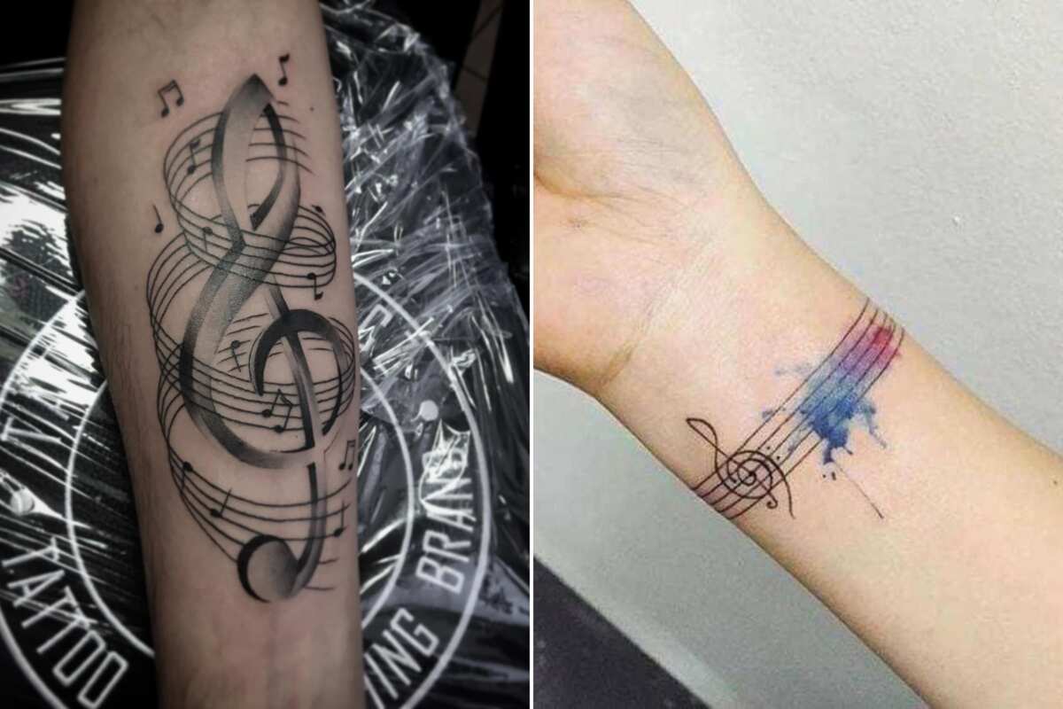 92 Stylish Musical Tattoos On Wrist - Tattoo Designs – TattoosBag.com