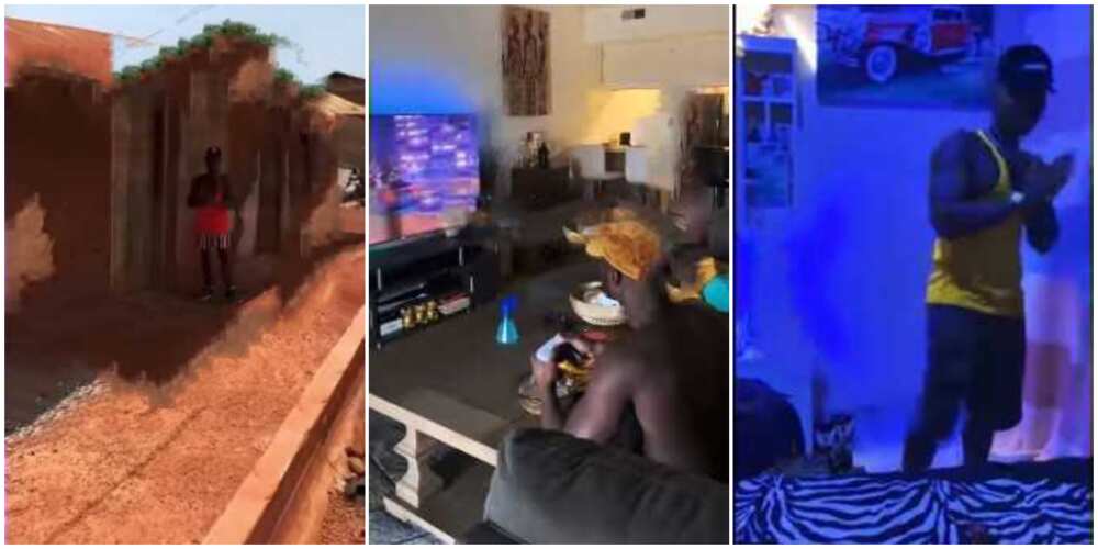 Bidiyon Ƙasaitattun Kayan Alatu Da Matashi Ya Saka a Gidansa Na Kasa, Ciki Har Da AC, Babban TV Da Kujeru Bidiyon Ƙasaitattun Kayan Alatu Da Matashi Ya Saka a Gidansa Na Kasa, Ciki Har Da AC, Babban TV Da Kujeru