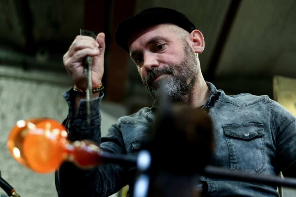 Belgian glassblower Christophe Genard saw his monthly gas bill soar to 6,000 euros ($6,500) last year