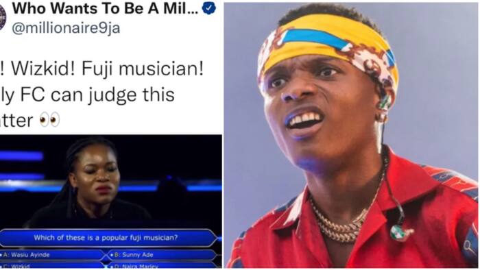 “Wizkid is doing some Fuji music”: Reactions online after a WWTBAM contestant called the singer a Fuji artiste