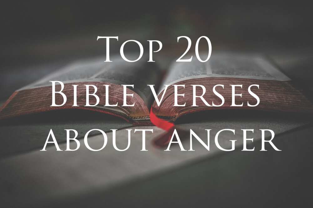 Bible verses about anger