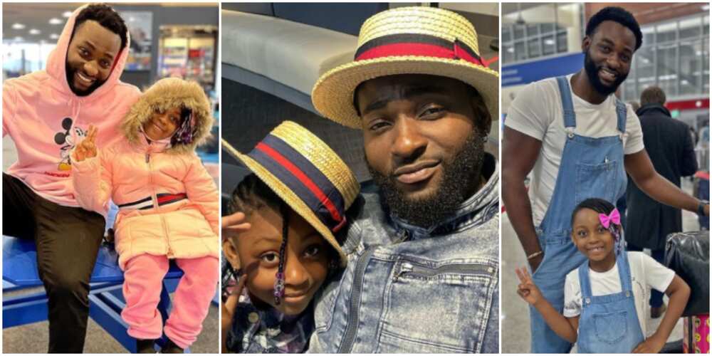 Gbenro and daughter go on vacation