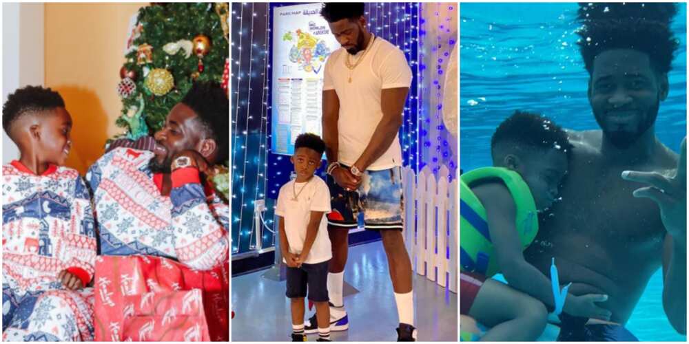 6 adorable 'daddy and me' photos of Tiwa Savage's ex Teebillz and their son Jam Jam