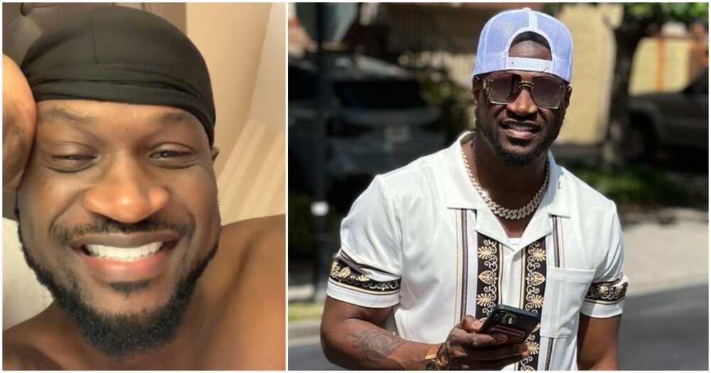 Peter PSquare speaks after kissing female fan at show. Peter PSquare speaks after kissing female fan at show.