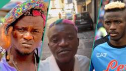 "Greet Osimhen": Portable visits Napoli, compares it to Lagos, gives out money in video