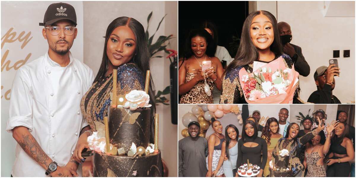 Nigerians gush over Davido's Chioma as she shares stunning photos from 26th birthday party