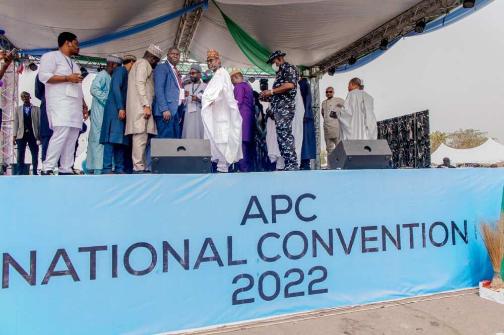 APC convention, Buni, Caretaker members, Adamu, Omisore