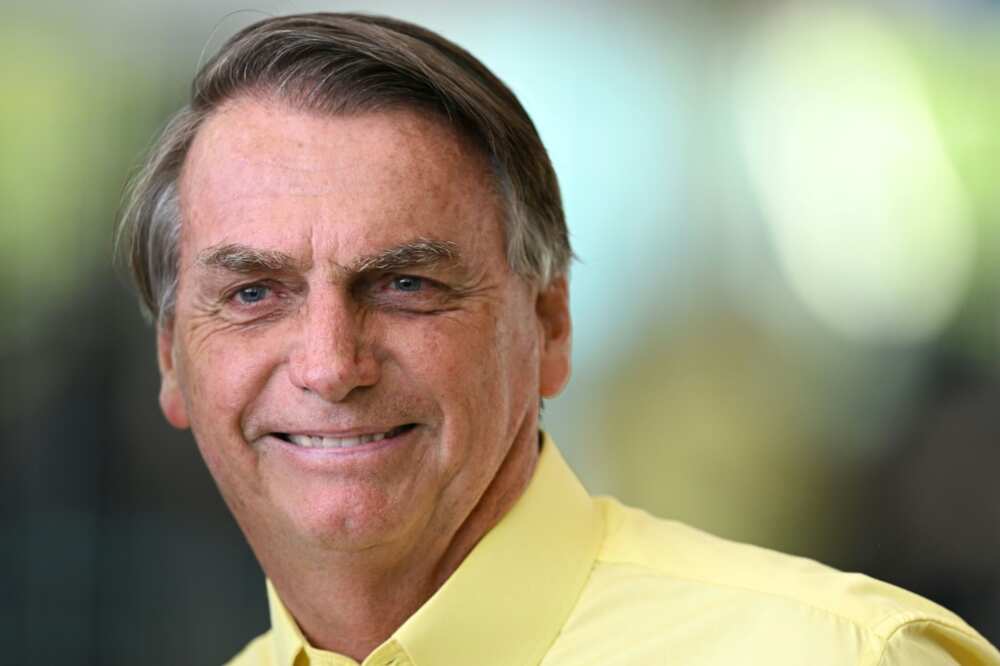 Brazilian President Jair Bolsonaro (pictured October 17, 2022) has been swept up in a firestorm for his remarks he made about visiting a group of underage Venezuelan girls at home, as he fights for re-election