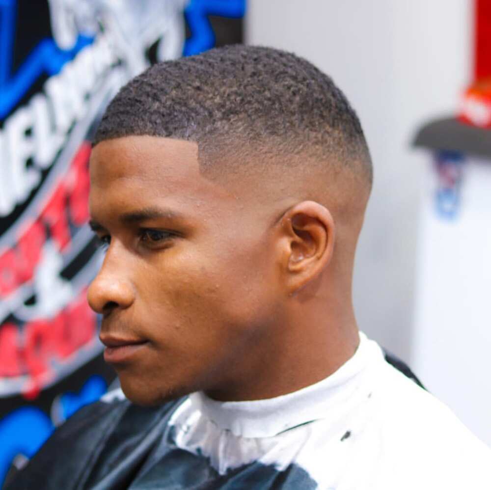 low bald fade