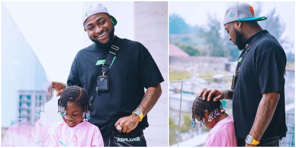 Davido: gushes over Imade.