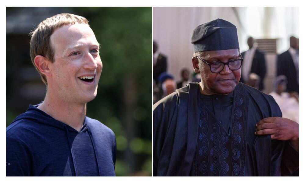 Mark Zuckerberg, Aliko Dangote