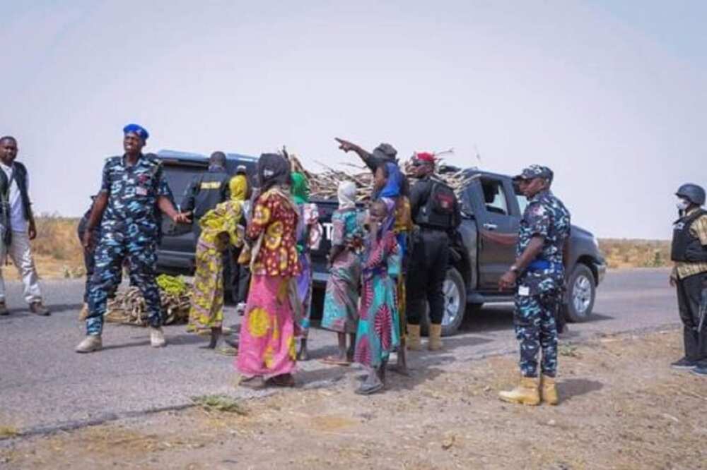 Hotunan Zulum Ya Tsayar Da Ayarin Motocinsa Ya Ɗauki Mata Da Suka Ɗebo Itace Daga Daji Hotunan Zulum Ya Tsayar Da Ayarin Motocinsa Ya Ɗauki Mata Da Suka Ɗebo Itace Daga Daji