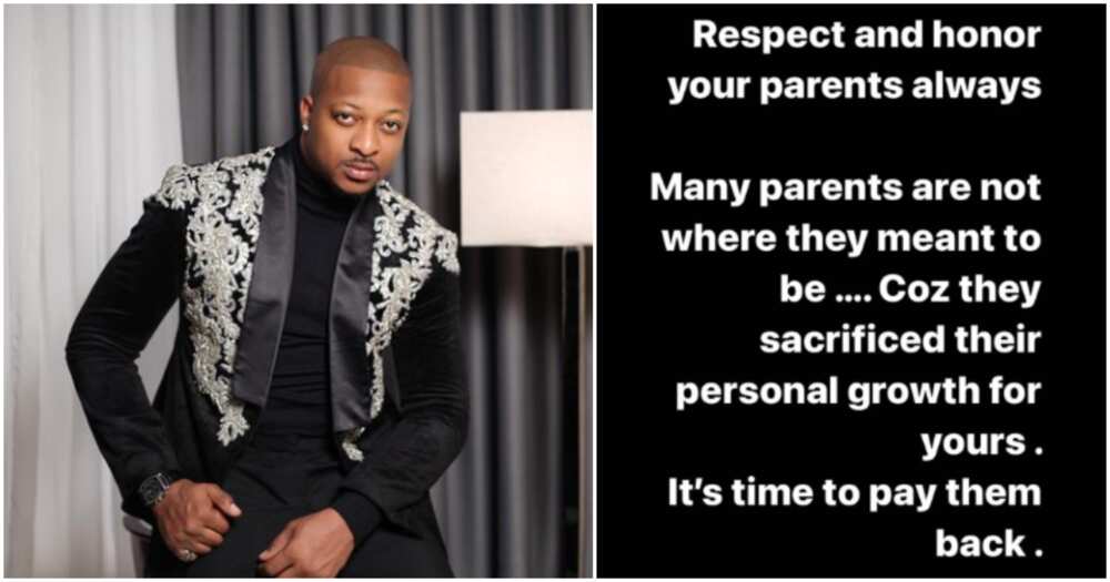 IK Ogbonna tells fans to respect parents.