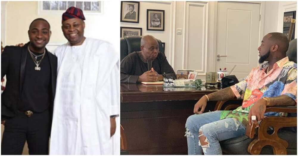 Davido gushes as dad gifts him land in Banana Island