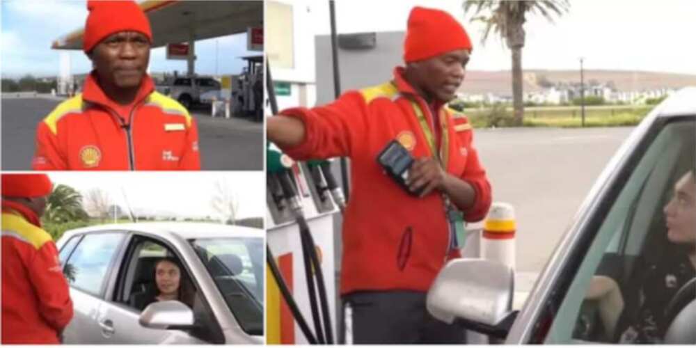 The petrol attendant received huge help after his kindness
