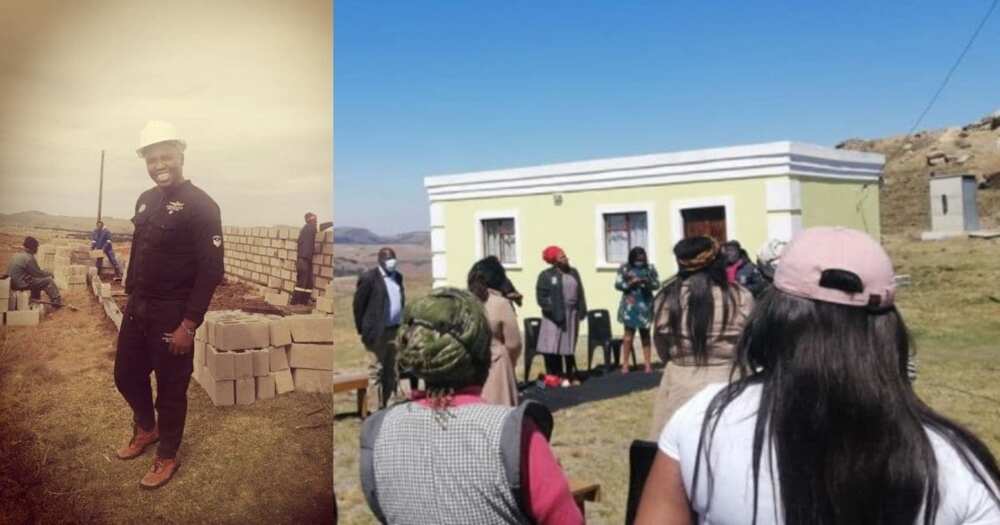 Afrique du Sud: une communauté construit une maison pour une famille en difficulté