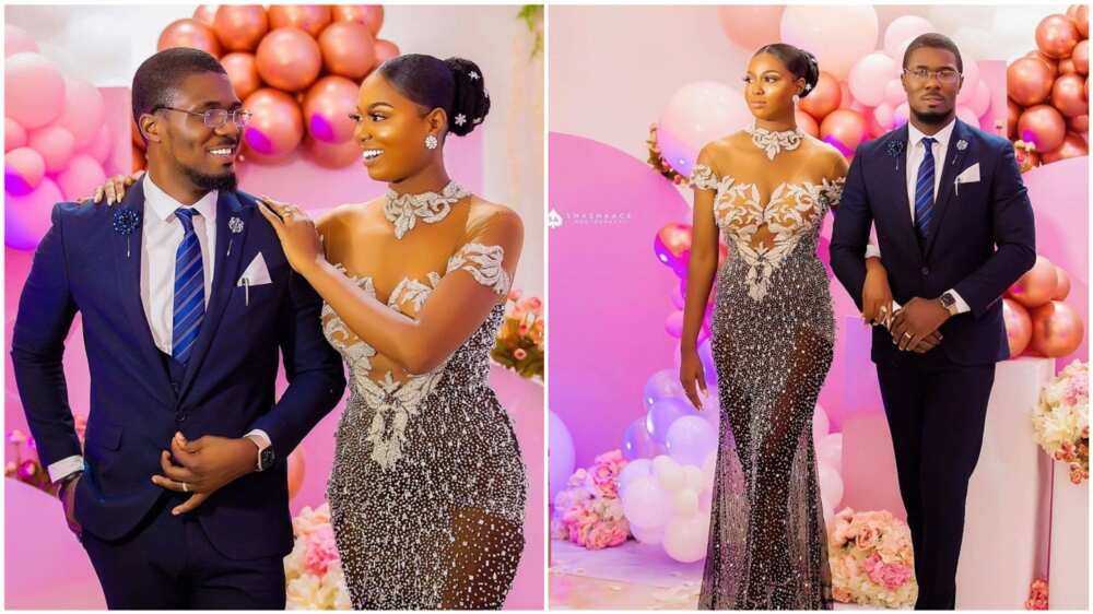 A collage showing the couple. Photo source: Linda Ikeji A collage showing the couple. Photo source: Linda Ikeji