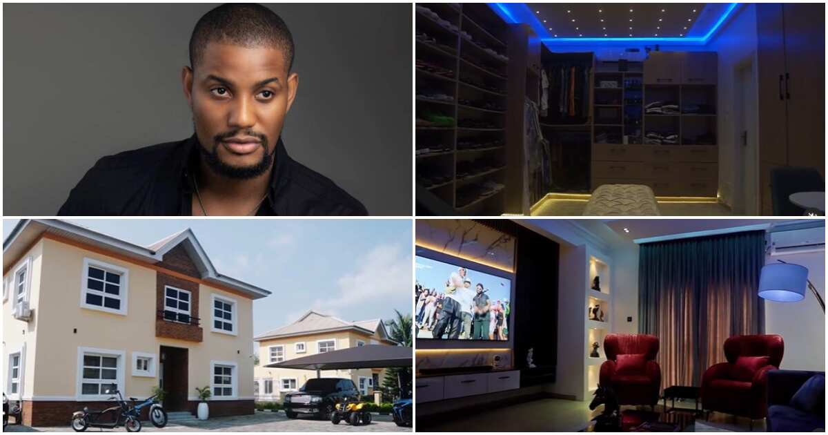 Actor Alexx Ekubo Takes Possession of New Smart Home, Shares Captivating Video of Luxurious Interior Designs