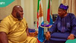 Asari Dokubo visits APC chairman, Ganduje in Abuja, photos emerge