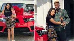 "My push gift is here": Miss Pepeye actress Yetunde Barnabas' husband surprises her with new Range Rover