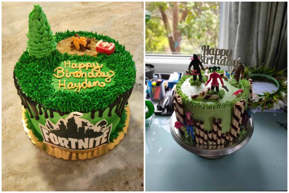 simple fortnite birthday cake