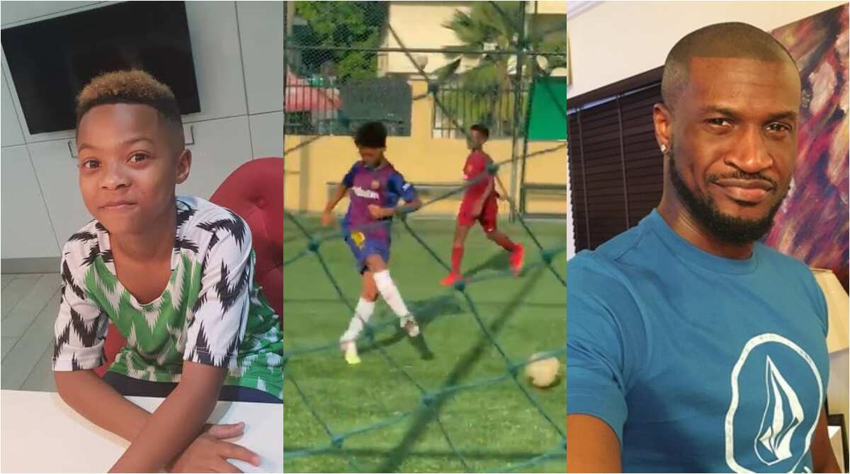 Peter Okoye’s Son Cameron Scores Superb Goal After Producing a ‘No-Look ...