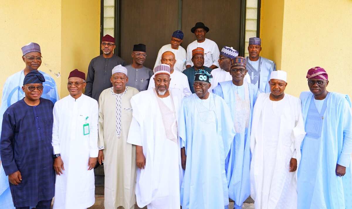 List of governors who met with Tinubu in Abuja after Osinbajo's presidential declaration