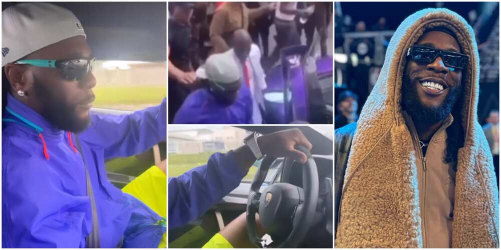 Burna Boy, driving on the streets of Lagos, Burna Boy causes traffic on Lagos street Burna Boy, driving on the streets of Lagos, Burna Boy causes traffic on Lagos street