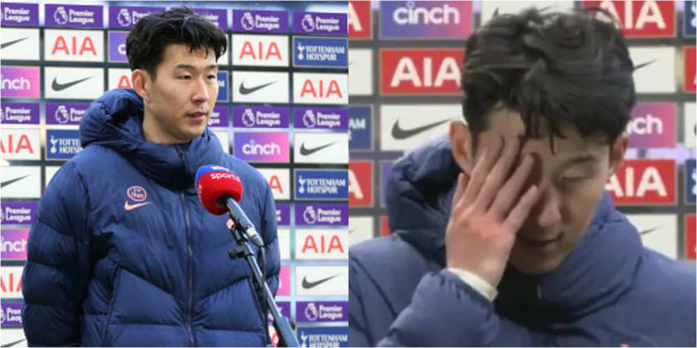 Tottenham star almost reduced to tears shortly after loss to Man United