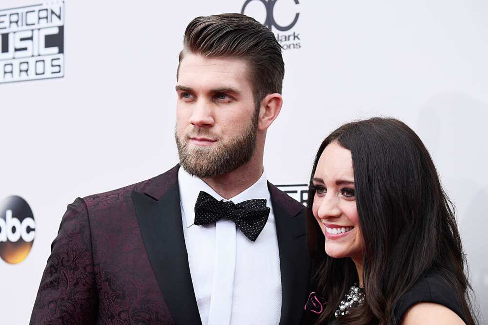 Bryce Harper and longtime girlfriend, former BYU soccer player