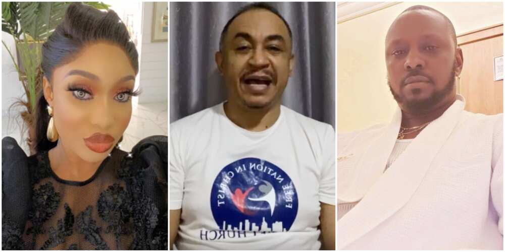 Tonto Dikeh: Daddy Freeze advises Kpokpogri. Tonto Dikeh: Daddy Freeze advises Kpokpogri.
