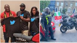 Another recognition: Twitter CEO celebrates London to Lagos biker, Kunle Adeyanju, Nigerians react massively