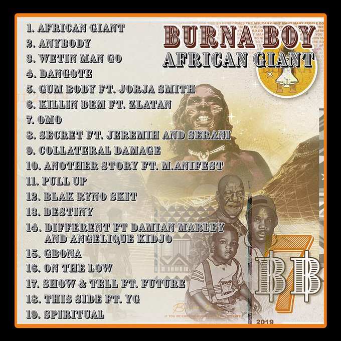 Image result for burna boy african giant album