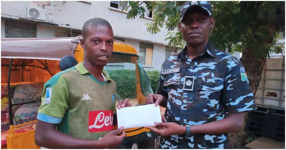 Kano Police Command, keke rider, pursued thieves, lady, snatched phone, cash gift