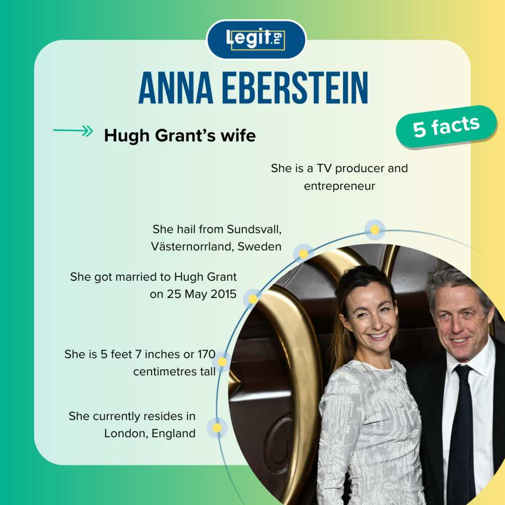 Top 5 facts about Hugh Grant's wife, Anna Eberstein