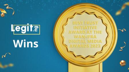Legit.ng Recognised as “Best Trust Initiative” Award Winner by WAN-IFRA 2023 Digital Media Awards