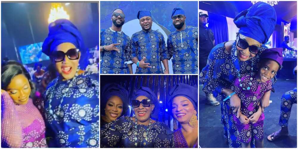 Celebrities Attend Funeral Reception of Tiwa Savage’s Dad