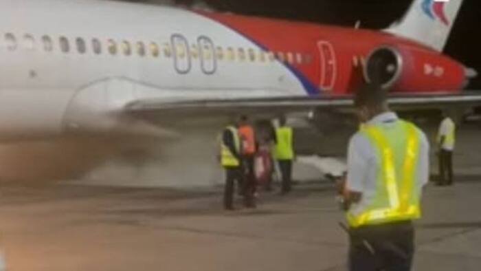 50 passengers disembark unhurt as fire guts plane tyres in Port Harcourt