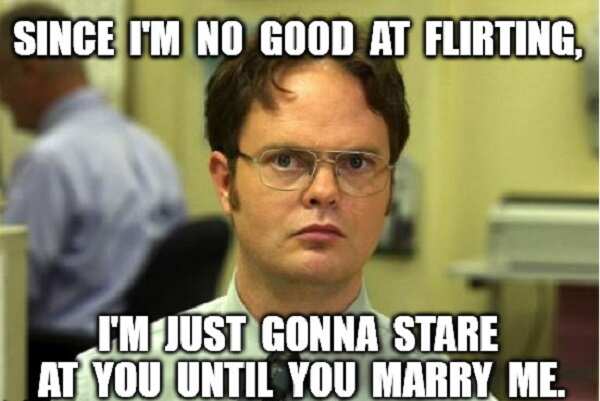 girl flirting meme