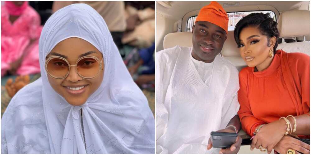 Mercy Aigbe, Mercy Aigbe and husband Kazim Adeoti