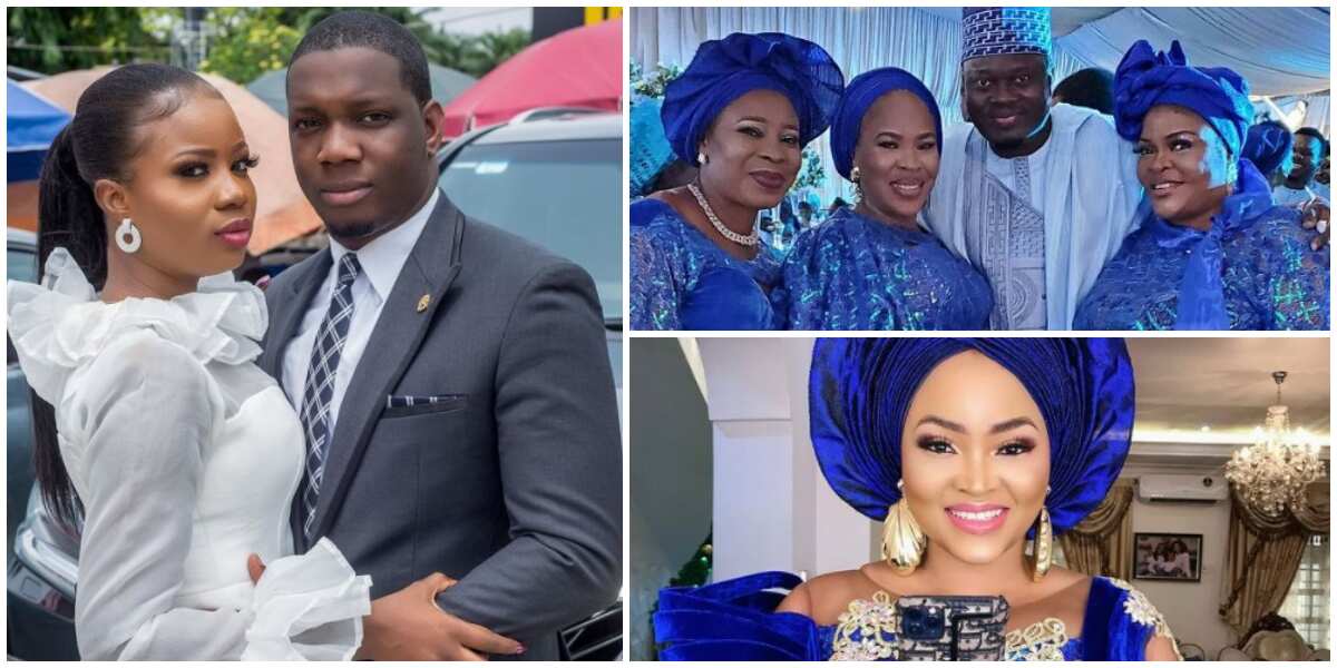 Colleagues show up for Yoruba actress Seilat Adebowale as she weds her boo (photos)